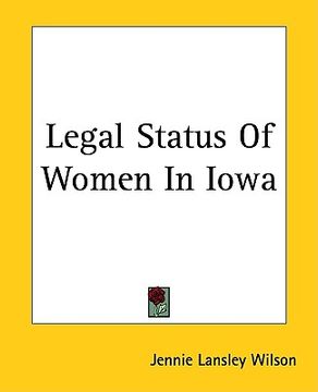 portada legal status of women in iowa