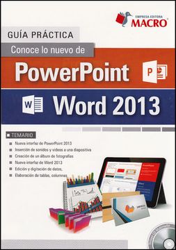 portada Conoce lo Nuevo de Power Point Word 2013. Guia Practica (Incluye cd)