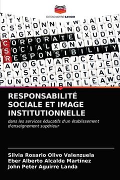 portada Responsabilité Sociale Et Image Institutionnelle (in French)