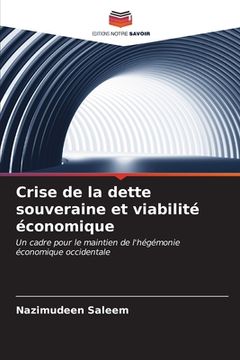 portada Crise de la dette souveraine et viabilité économique (in French)