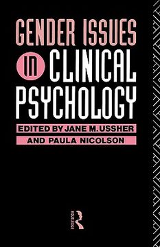 portada gender issues in clinical psychology (en Inglés)