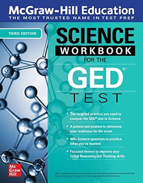 portada Mcgraw-Hill Education Science Workbook for the ged Test, Third Edition (Test Prep) (en Inglés)