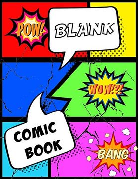 portada Blank Comic Book (en Inglés)