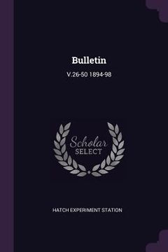 portada Bulletin: V.26-50 1894-98 (en Inglés)