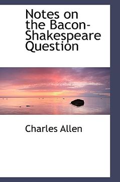 portada notes on the bacon-shakespeare question