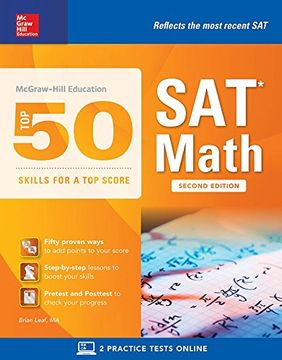 portada McGraw-Hill Education Top 50 Skills for a Top Score: SAT Math, Second Edition