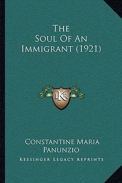 portada the soul of an immigrant (1921) (en Inglés)