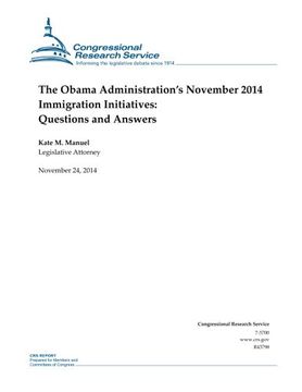 portada The Obama Administration’s November 2014 Immigration Initiatives: Questions and Answers (CRS Reports)