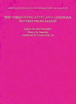 portada the corinthian, attic, and lakonian pottery from sardis (en Inglés)