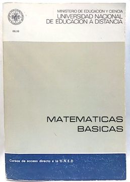portada Matemáticas Básicas Unidad Didáctica 1