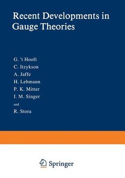portada Recent Developments in Gauge Theories (en Inglés)