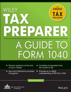 portada wiley tax preparer: a guide to form 1040 (en Inglés)