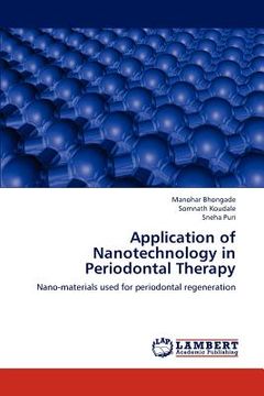 portada application of nanotechnology in periodontal therapy (en Inglés)