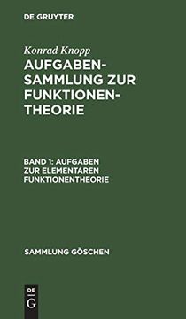 portada Aufgaben zur Elementaren Funktionentheorie (en Alemán)