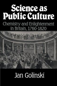 portada Science as Public Culture Paperback: Chemistry and Enlightenment in Britain, 1760-1820 