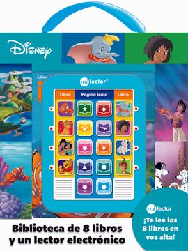 portada Mi Lector Disney Clásicos. Biblioteca de 8 libros y lector electrónico