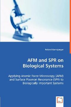 portada afm and spr on biological systems - applying atomic force microscopy (afm) and surface plasmon reson
