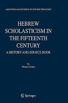portada hebrew scholasticism in the fifteenth century: a history and source book (en Inglés)