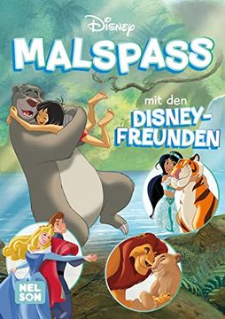 portada Disney: Malspaß mit den Disney-Freunden: Mehr als 60 Ausmalmotive zu Liebe und Freundschaft (Disney Klassiker)