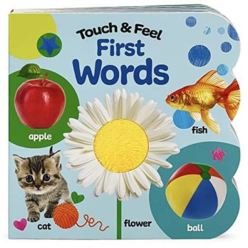 portada Touch & Feel First Words - Children'S Board Book for Babies and Toddlers, Ages 1-3 (en Inglés)
