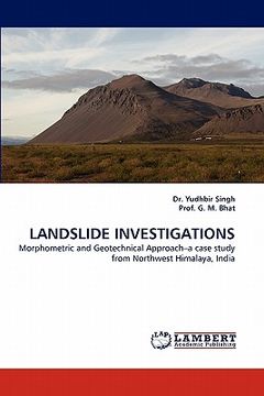 portada landslide investigations (en Inglés)