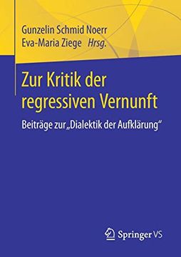 portada Zur Kritik der Regressiven Vernunft: Beiträge zur "Dialektik der Aufklärung" (en Alemán)