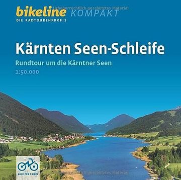 portada Kärnten Seen-Schleife Rundtour um die Kärntner Seen, 1: 50. 000, 350 km, Gps-Tracks Download, Live-Update (en Alemán)