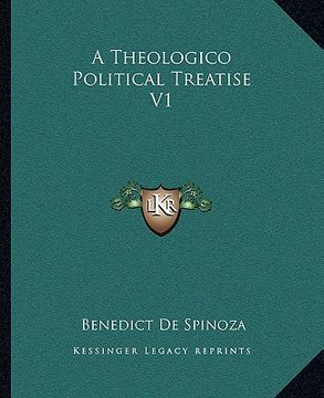 portada a theologico political treatise v1 (en Inglés)