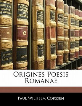 portada Origines Poesis Romanae (in Latin)