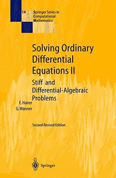 portada Solving Ordinary Differential Equations ii: Stiff and Differential-Algebraic Problems: 14 (Springer Series in Computational Mathematics) (en Inglés)