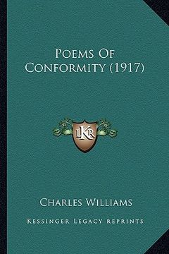 portada poems of conformity (1917) (en Inglés)