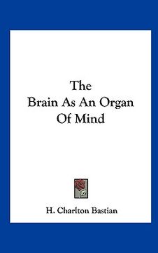 portada the brain as an organ of mind (in English)
