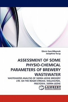 portada assessment of some physio-chemical parameters of brewery wastewater