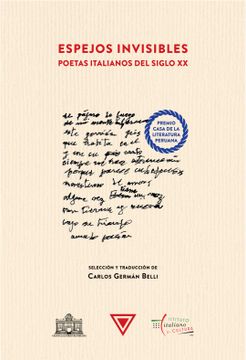 portada Espejos invisibles. Poetas italianos del siglo XX (in Iatliano-español)
