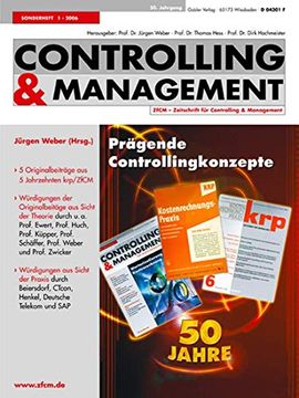 portada Prägende Controllingkonzepte (en Alemán)