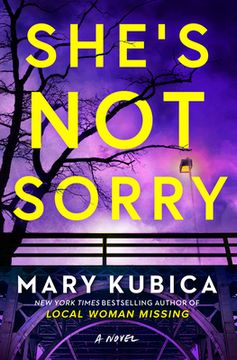 portada She's Not Sorry: A Psychological Thriller (en Inglés)