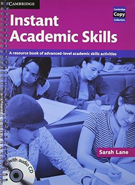 portada Instant Academic Skills with Audio CD: A Resource Book of Advanced-Level Academic Skills Activities (en Inglés)