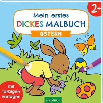 portada Mein Erstes Dickes Malbuch ab 2 - Ostern (en Alemán)