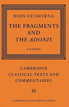 portada Bion of Smyrna: The Fragments and the Adonis Hardback (Cambridge Classical Texts and Commentaries) (in English)