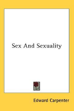 portada sex and sexuality (en Inglés)