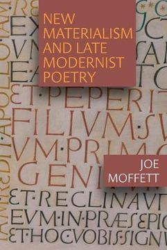 portada New Materialism and Late Modernist Poetry (en Inglés)