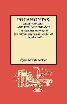 portada pocahontas, alias matoaka, and her descendants (en Inglés)