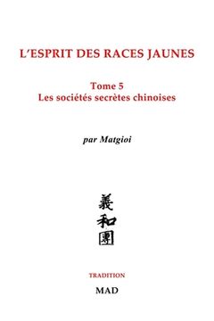 portada Les Sociétés Secrètes Chinoises (in French)