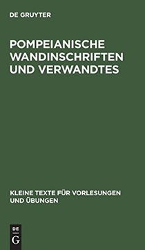 portada Pompeianische Wandinschriften und Verwandtes (in German)
