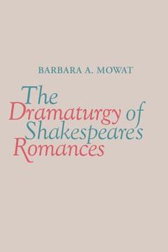 portada the dramaturgy of shakespeare's romances