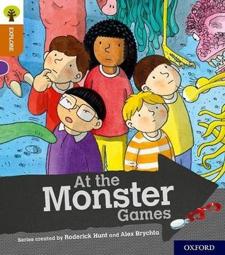 portada Oxford Reading Tree Explore With Biff, Chip and Kipper: Oxford Level 8: At the Monster Games (en Inglés)