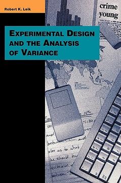 portada experimental design and the analysis of variance (in English)