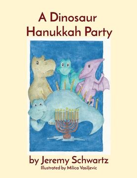 portada A Dinosaur Hanukkah Party (en Inglés)