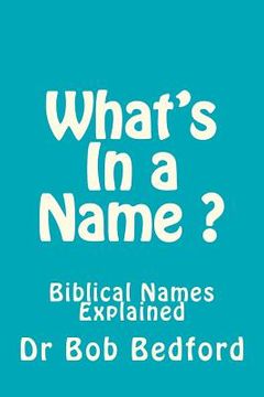 portada what's in a name (in English)