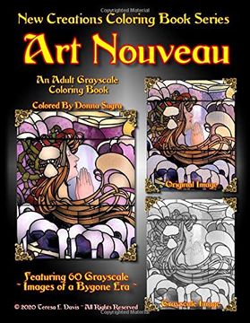 portada New Creations Coloring Book Series: Art Nouveau (en Inglés)